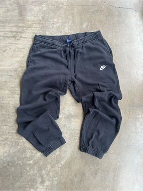 Nike Black Men's Logo Sweatpants Joggers